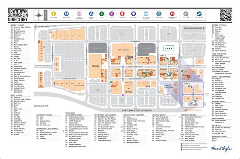 downtown summerlin mall directory.